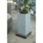NATURE Tablette a roulettes pour plantes - Bois composite - H7 x 30 x 30 cm