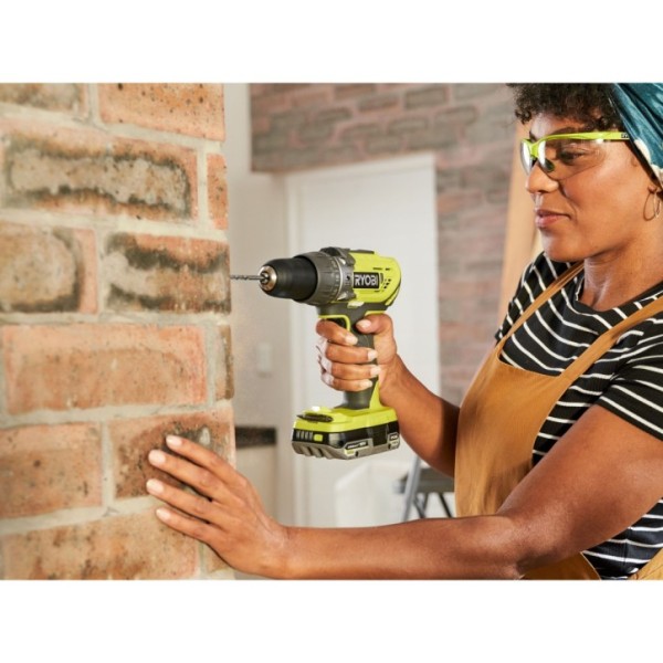 Pack 2 outils - RYOBI - 18V ONE+ - 1 perceuse-visseuse a percussion R18PD3 + 1 scie sauteuse R18JS - 1 batterie 18V 4,0 Ah charg
