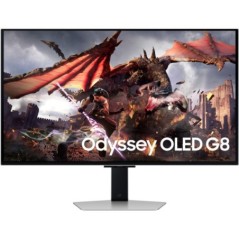 Ecran PC Gamer - SAMSUNG - 32'' - 4K UHD - 240Hz - Dalle OLED - 0,03ms - Ajustable en hauteur - Odyssey OLED G8 G80SD