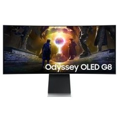 Ecran PC Gamer incurvé - SAMSUNG - 34'' - UWQHD - 175Hz - Dalle OLED - 0,03ms - Pied réglable - ODYSSEY OLED G8 G85SD
