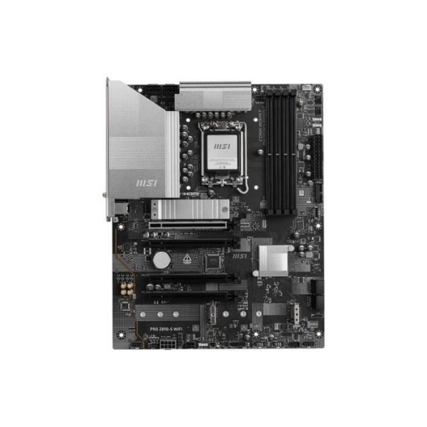 Carte mere - MSI - PRO Z890-S WIFI - Wi-Fi 7, 5G LAN, Thunderbolt 4, PCIe 5.0, argentée
