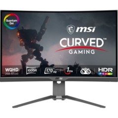 Ecran PC Gamer Incurvé - MSI - 27'' - QHD -170Hz - Dalle Rapid VA - 1ms - MAG275CQRF QD