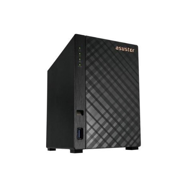 Serveur NAS - ASUSTOR - AS1102TL Drivestor 2 Lite - Quad-Core 1.7GHz - 1GB DDR4 - 1GbE - 2 baies