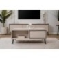 Table basse - ARONA - Rectangulaire - Capuccino / Noir - Sur pieds - 94 x 40 x 55 cm Table basse - ARONA - Rectangulaire - Capuccino / Noir - Sur pieds - 94 x 40 x 55 cm