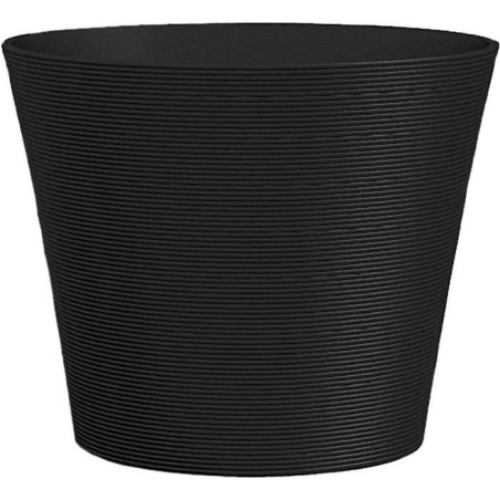 Pot de fleurs - GARDEN ID - Green Care Sense Noir-Anthracite - 30 x 27 cm - Garantie de 10 ans - 100% recyclé - Résistance UV 