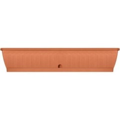 Jardiniere - GARDEN ID Terraflor - Terra 100 cm - Solidité - Réserve d'eau - Recyclé & 100% recyclable - Volume pour plantes.