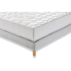 Matelas 140x190 cm - 580 Ressorts ensachés - 5 zones de confort - 19 cm - Ferme - DEKO DREAM Springmax