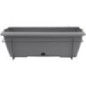 Kit jardiniere avec support en métal et plateau intégré - GARDEN ID Teramo - Noir-anth 50 cm - Effet de pierre - Recyclé/rec Kit jardiniere avec support en métal et plateau intégré - GARDEN ID Teramo - Noir-anth 50 cm - Effet de pierre - Recyclé/rec
