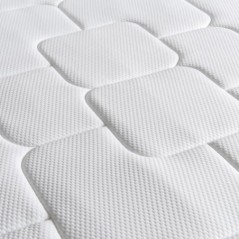 DEKO DREAM Ensemble matelas + sommier bois massif 160 x 200 - 700 ressorts ensachés - Medium - HOTEL SANIPUR