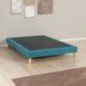 Sommier tapissier - 160x200 cm - Bleu turquoise - Kit - DEKO DREAM Eazyx Sommier tapissier - 160x200 cm - Bleu turquoise - Kit - DEKO DREAM Eazyx
