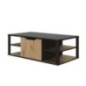 GAMI Table basse bar- Décor Noir et chene Artisan - L 110 x H 38 x P 60 cm - DAKOTA GAMI Table basse bar- Décor Noir et chene Artisan - L 110 x H 38 x P 60 cm - DAKOTA