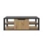 GAMI Table basse bar- Décor Noir et chene Artisan - L 110 x H 38 x P 60 cm - DAKOTA GAMI Table basse bar- Décor Noir et chene Artisan - L 110 x H 38 x P 60 cm - DAKOTA