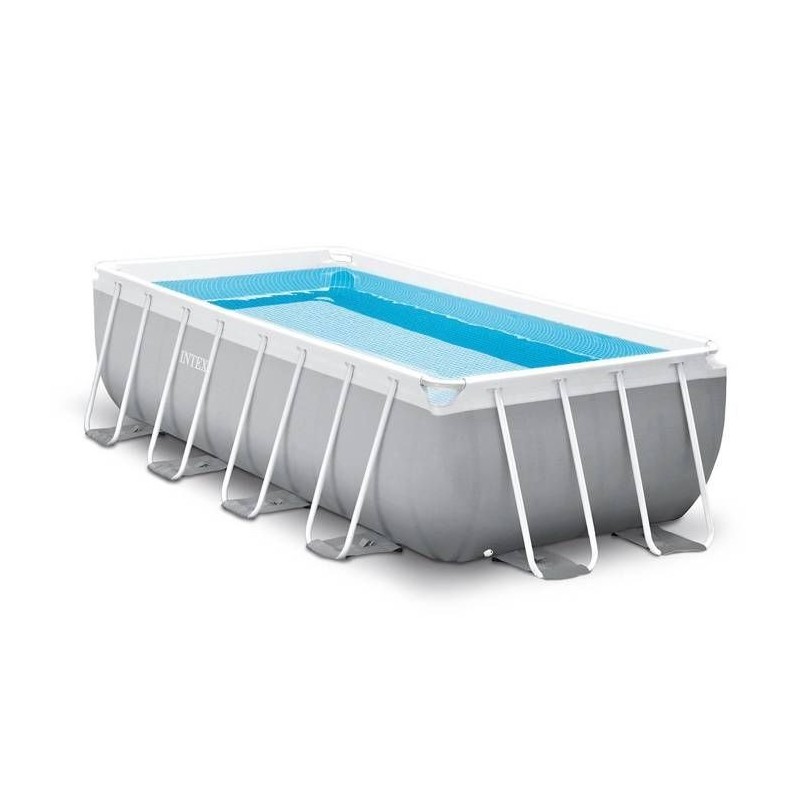 Kit Piscine hors sol tubulaire INTEX - Pris Frame - 400 x 200 x 100 cm - Rectangulaire (Livrée avec pompe et échelle) - 26788N Kit Piscine hors sol tubulaire INTEX - Pris Frame - 400 x 200 x 100 cm - Rectangulaire (Livrée avec pompe et échelle) - 26788N