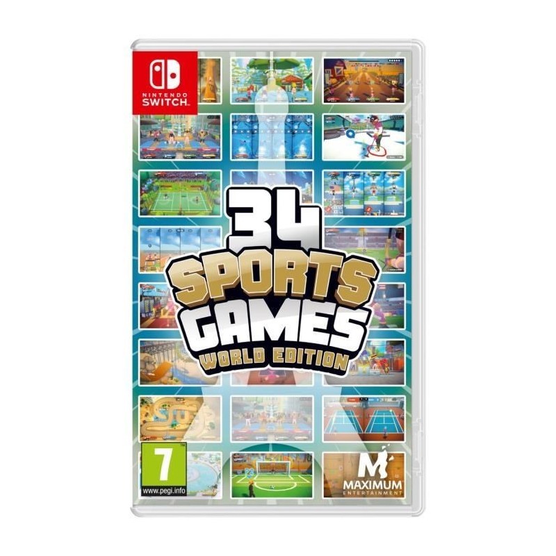 34 Sports Games World Edition - Jeu Nintendo Switch 34 Sports Games World Edition - Jeu Nintendo Switch