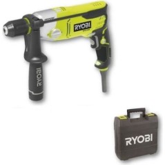 RYOBI - Perceuse a percussion 1 200 W - 1 200-3 000 cp/min - 2 vitesses - mandrin 13 mm métal - LED - Livrée en coffret - RPD1