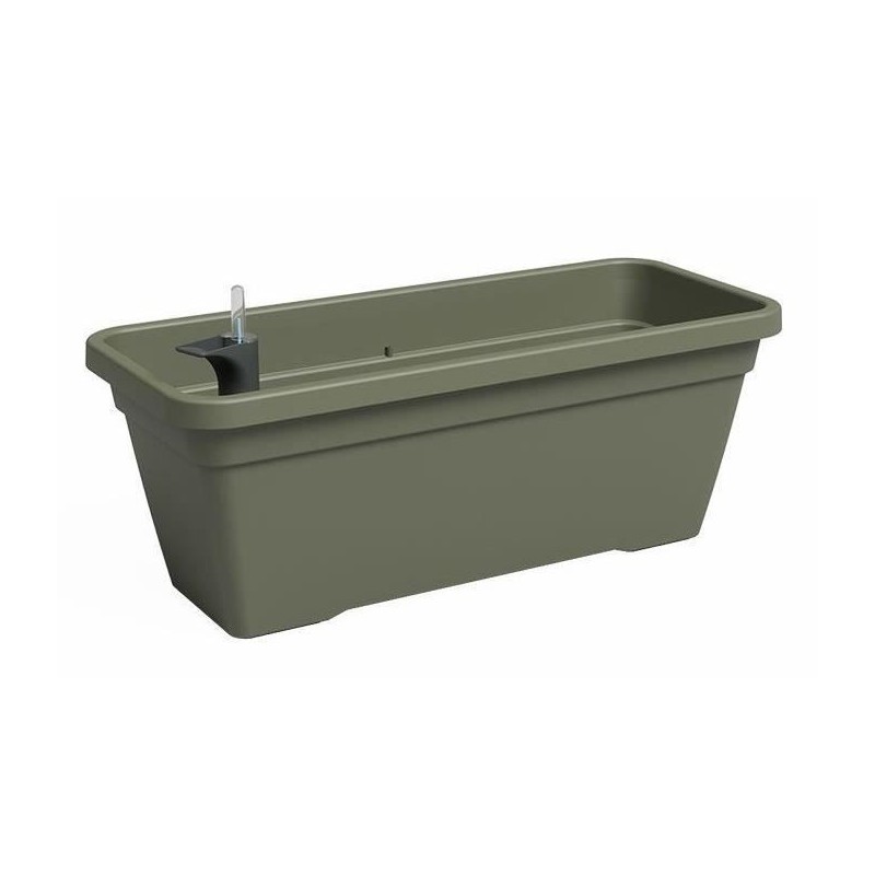 Jardiniere - Plastique - Vert sec - Rectangulaire - L57,9 x P24,3 x H22cm - ARTEVASI Jardiniere - Plastique - Vert sec - Rectangulaire - L57,9 x P24,3 x H22cm - ARTEVASI