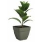 Pot - ARTEVASI - CAPRI CAMPANA - Carrée - Vert sec - L36,5 x P36,5 x H33,5 cm Pot - ARTEVASI - CAPRI CAMPANA - Carrée - Vert sec - L36,5 x P36,5 x H33,5 cm