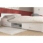 Chambre complete adulte: Lit 160 x 200 cm + armoire 3 portes et 2 tiroirs + 2 chevets - Décor Blanc - PARISOT Chambre complete adulte: Lit 160 x 200 cm + armoire 3 portes et 2 tiroirs + 2 chevets - Décor Blanc - PARISOT