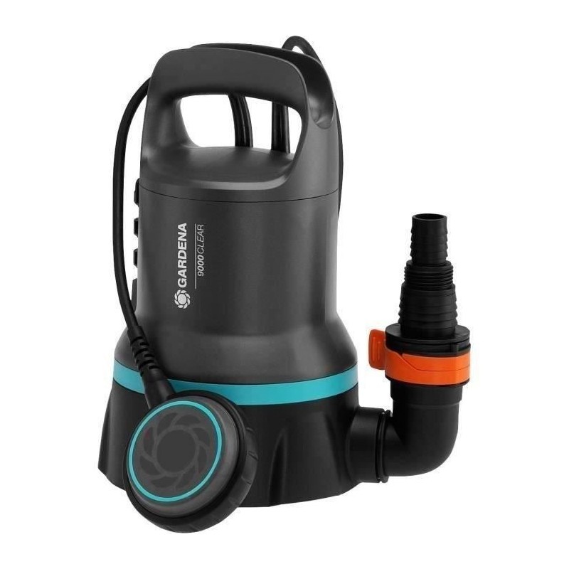 Pompe d'évacuation pour eaux claires 9000 - GARDENA - 9030-20 - 300W - Démarrage/arret automatiques Pompe d'évacuation pour eaux claires 9000 - GARDENA - 9030-20 - 300W - Démarrage/arret automatiques