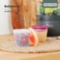 BABYMOOV Babybols lot de 6 pots de conservation pour bébé 250ml, gradués, garantis sans BPA, hermétiques, surface réinscrip BABYMOOV Babybols lot de 6 pots de conservation pour bébé 250ml, gradués, garantis sans BPA, hermétiques, surface réinscrip