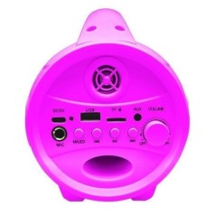 Enceinte Bluetooth Sans-Fil Lumineuse avec Micro Barbie