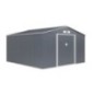 Abri de jardin en métal 12,99 m² - 340 x 382 x 210 cm - Kit d'ancrage inclus - Gris Abri de jardin en métal 12,99 m² - 340 x 382 x 210 cm - Kit d'ancrage inclus - Gris