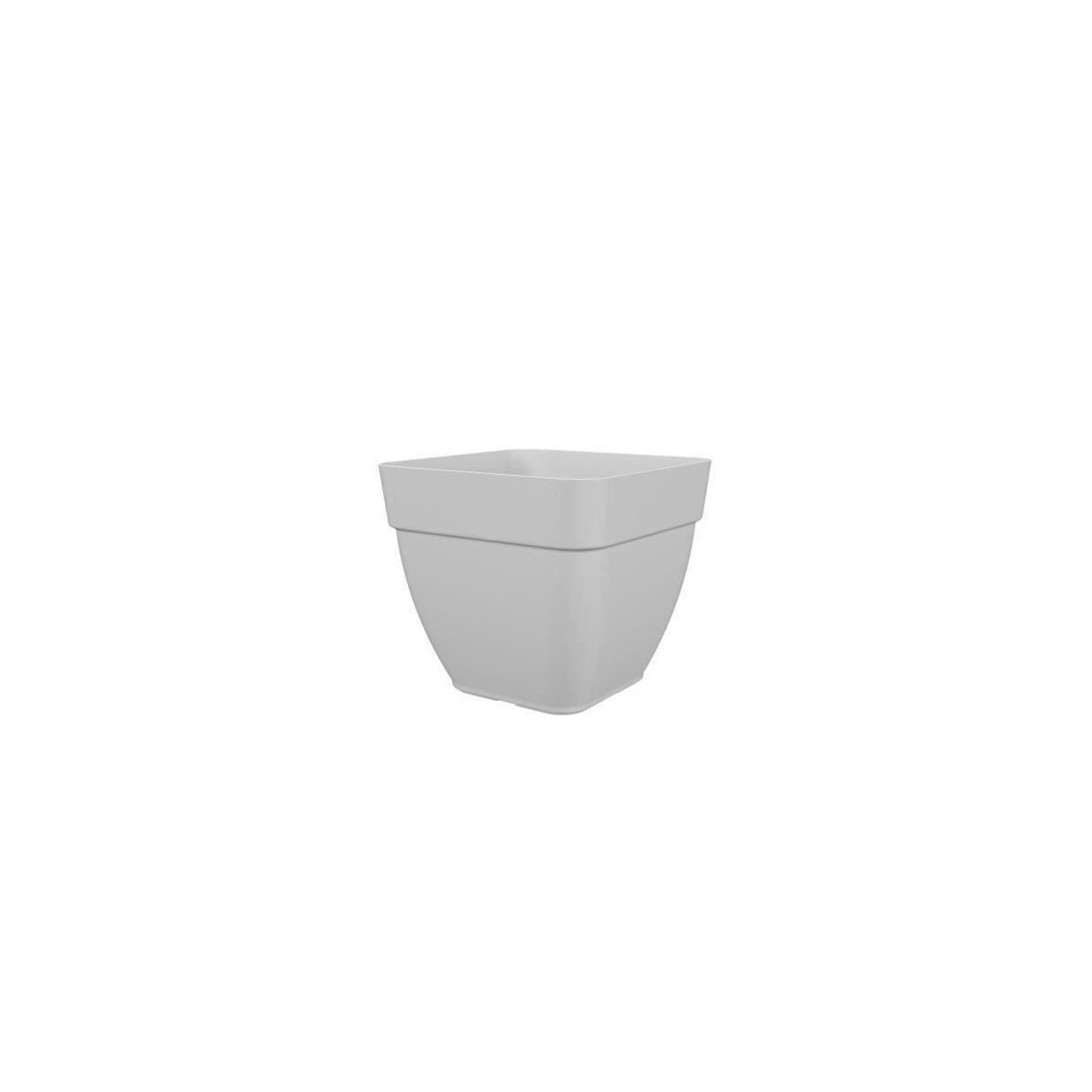 Pot a fleurs et plantes carré CAPRI CAMPANA - Plastique - 37x37 cm - Blanc - ARTEVASI