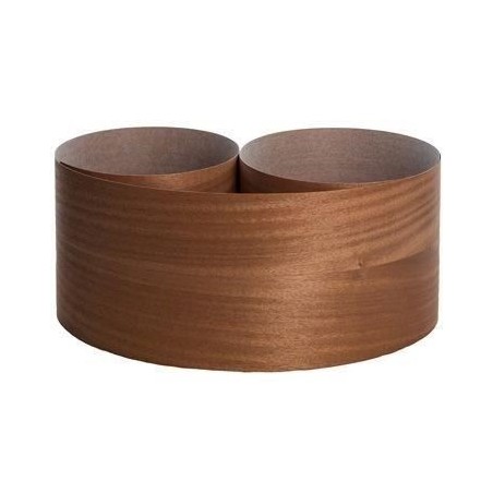 Placage en bois véritable acajou - NORDLINGER PRO - 0.25 m x 2.50 m - Pré-encollé