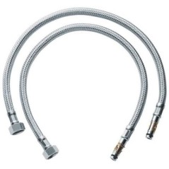 Flexible alimentation annelé - GROHE - 45484000 - Métal - 5 ans de garantie - pieces - paire de robinet