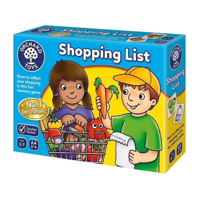 Orchard Toys - Jeu de Liste de Courses Shoppi... Orchard Toys - Jeu de Liste de Courses Shoppi...