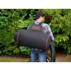 Aspirateur souffleur broyeur filaire - BLACK + DECKER - BCSTR918D1-QW - 3000 W - Systeme bi-tube - Sac a dos - Noir / Orange
