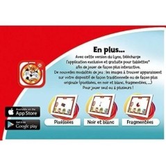 Le Lynx 400 Images, Educa, Jeu de société Famille et Enfants, Renforce la mémoire visuelle et les réflexes, des 6 Ans (16042