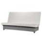 COMFORT BULTEX Banquette clic-clac 3 places - Tissu gris - Made in France - L 192 x P 95 cm - BEIJA COMFORT BULTEX Banquette clic-clac 3 places - Tissu gris - Made in France - L 192 x P 95 cm - BEIJA