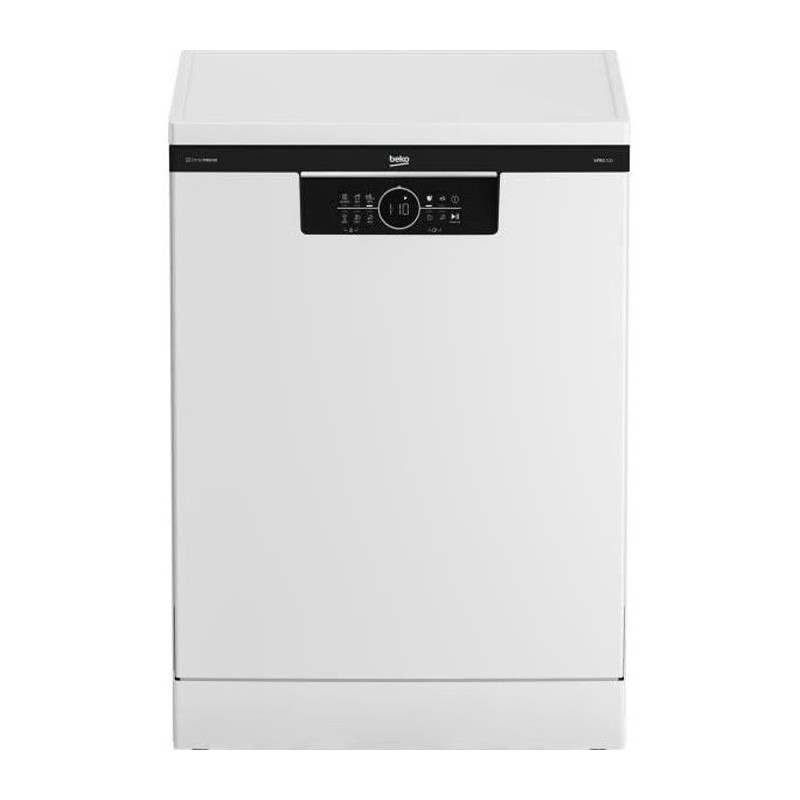 Lave-vaisselle pose libre BEKO bPRO 500 BDFN26640WC - 16 couverts - Induction - L60cm - 44dB - Blanc