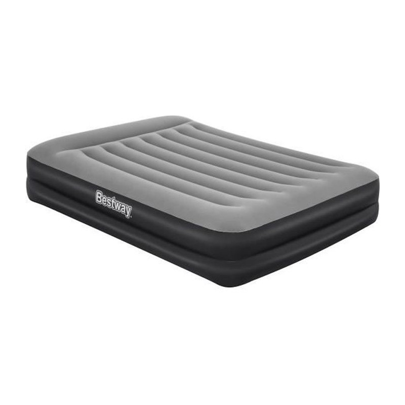 Lit gonflable - BESTWAY - Tritech 2P - 2 places - 203x152x46 cm avec pompe électrique intégrée Lit gonflable - BESTWAY - Tritech 2P - 2 places - 203x152x46 cm avec pompe électrique intégrée