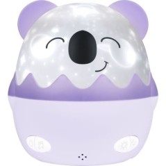Veilleuse musicale sans fil - BIGBEN - Koala - Projection 360°, 13 films, 8 mélodies, Télécommande, Batterie USB-C