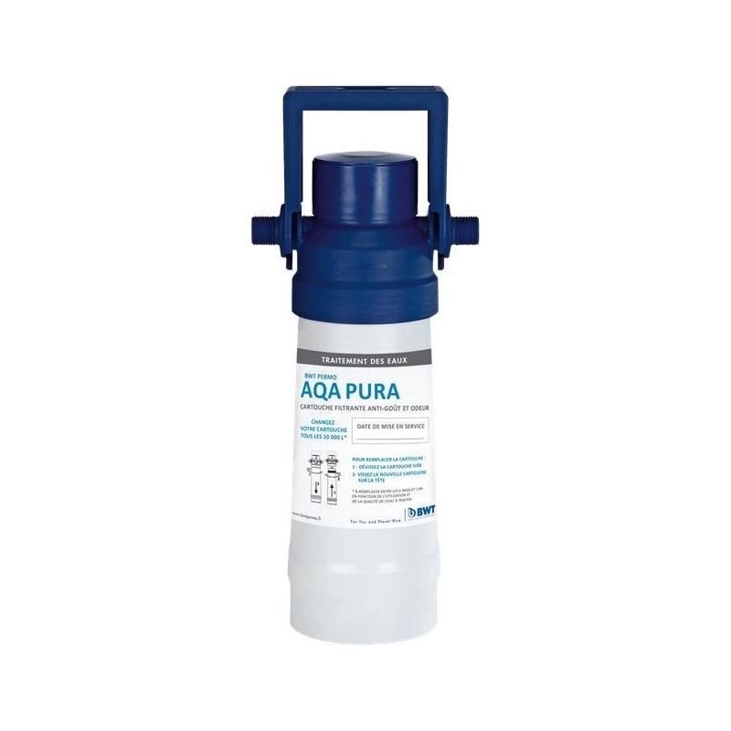 Filtre - BWT - AQA PURA - Filtre sous évier pour supprimer mauvais goût et odeurs Filtre - BWT - AQA PURA - Filtre sous évier pour supprimer mauvais goût et odeurs