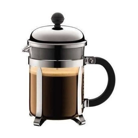 CHAMBORD - Cafetiere a piston BODUM , 4 tasses, 0.5 l, acier inox