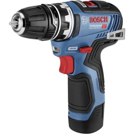 Perceuse-visseuse Bosch Professional GSR 12V-35 FC - 2 Batteries 12V 3,0 Ah - Mandrin Autolock - 1750 tr/min