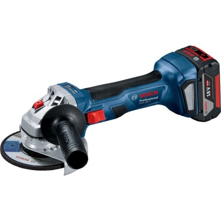 Meuleuse angulaire Bosch Professional GWS 18V-7 + 2 batteries 4,0Ah + Chargeur GAL 18V-40 + L-Boxx - 06019H9005