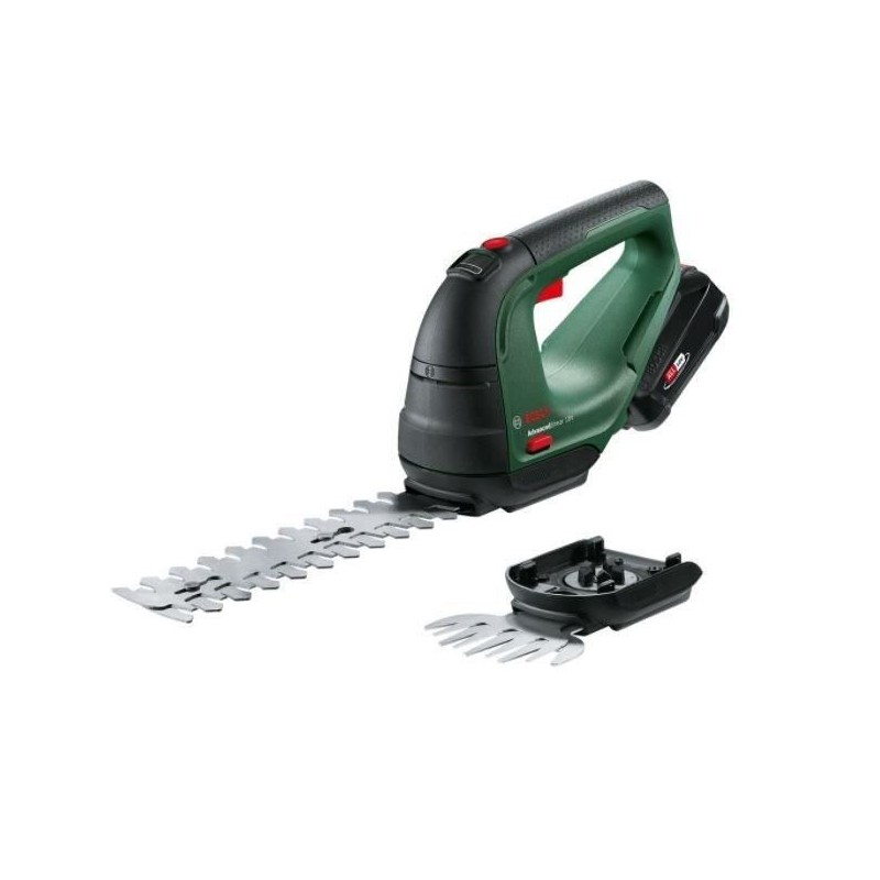 Cisailles - BOSCH - AdvancedShear 18 - Tailler, sculpter et couper - Sur batterie - Vert Cisailles - BOSCH - AdvancedShear 18 - Tailler, sculpter et couper - Sur batterie - Vert