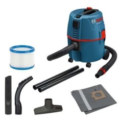 Aspirateur Bosch Professional GAS 20 L SFC, aspire eau et poussiere, 1200W, nettoyage filtre semi-automatique (carton) - 060197B