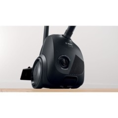 BOSCH GL20S Noir - Aspirateur Traineau avec sac - 600 W - Grand sac a poussiere - Matériaux et moteur durables