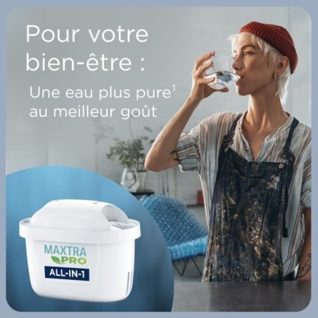 BRITA Cartouche  Filtre eau robinet MAXTRA PRO All-In-1 Pack de 2