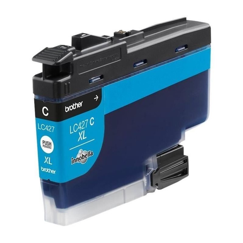 Cartouche d'encre LC427XLC - BROTHER - Cyan - 5000 pages - Pour Brother MFC-J6955DW, MFC-J6957DW, MFC-J5955DW et HL-J6010DW Cartouche d'encre LC427XLC - BROTHER - Cyan - 5000 pages - Pour Brother MFC-J6955DW, MFC-J6957DW, MFC-J5955DW et HL-J6010DW