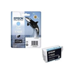EPSON Cartouche d'encre T7605 Cyan clair - Orque  (C13T76054010)