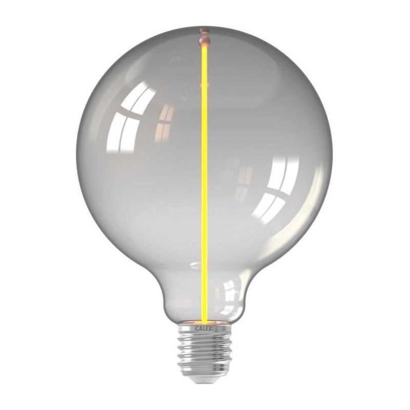 Ampoule LED E27 - CALEX - MAGNETO G125 - Filament droit - 3,4 W - 90 lm - 1800 K - Titanium Ampoule LED E27 - CALEX - MAGNETO G125 - Filament droit - 3,4 W - 90 lm - 1800 K - Titanium