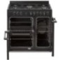 Cuisiniere piano gaz 3 fours électriques CONTINENTAL EDISON CECP903FB - 5 feux - Noir - Largeur 90 cm Cuisiniere piano gaz 3 fours électriques CONTINENTAL EDISON CECP903FB - 5 feux - Noir - Largeur 90 cm