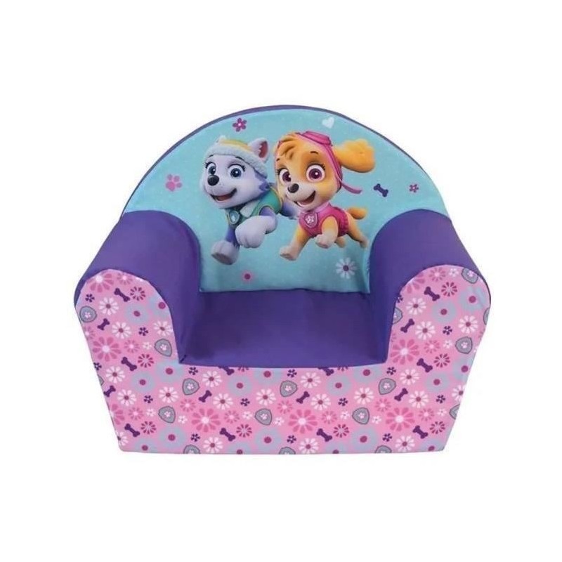PAT PATROUILLE Fille fauteuil club en mousse pour enfant PAT PATROUILLE Fille fauteuil club en mousse pour enfant