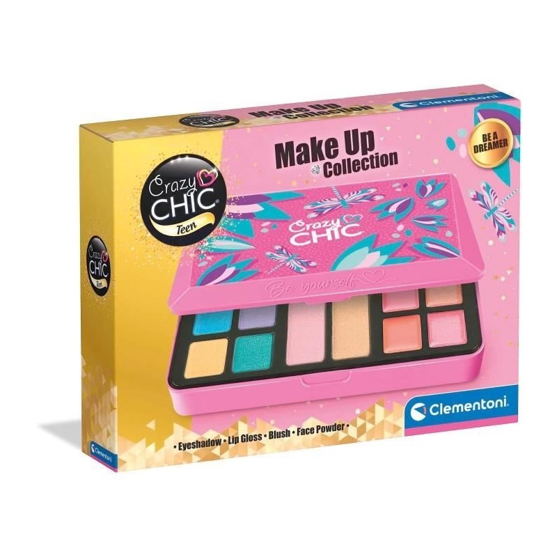 Clementoni - Palette de maquillage Crazy Chic - Be a dreamer - Clementoni - Palette de maquillage Crazy Chic - Be a dreamer -